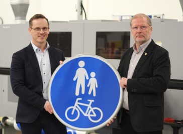 Kaskea Groupin toimitusjohtaja Vesa Rautava vasemmalla ja hallituksen puheenjohtaja Juha Mikkola.2