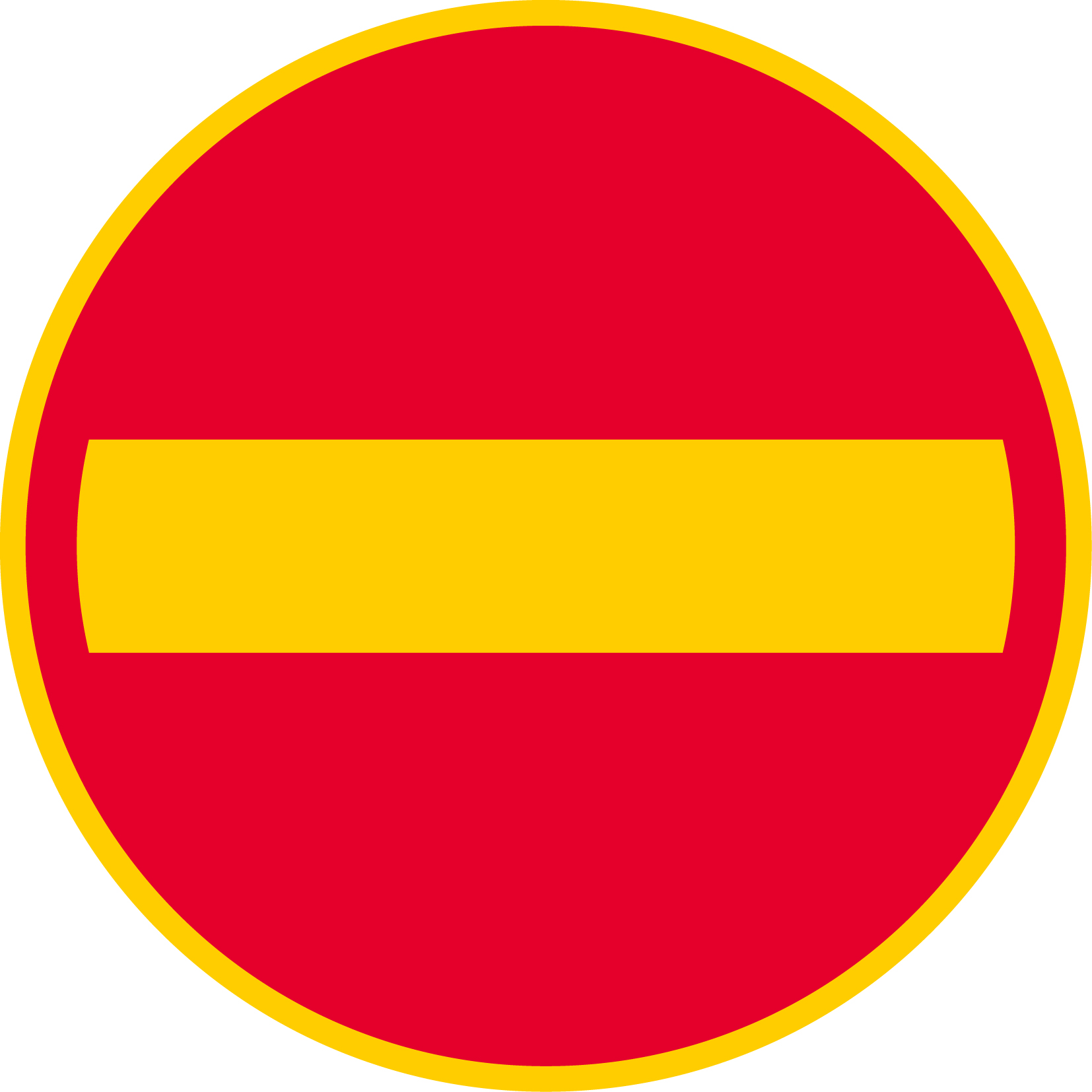 Esitellä 60+ imagen kelta punainen ympyrä liikennemerkki