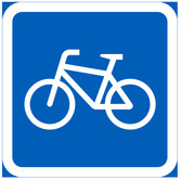 Polkupyörälle tarkoitettu reitti kuva