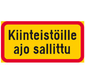 Kiinteistöille ajo sallittu kuva