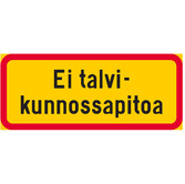 Ei talvikunnossapitoa kuva