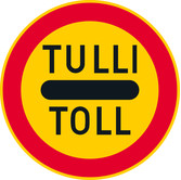 Pakollinen pysäyttäminen tullitarkastusta varten kuva
